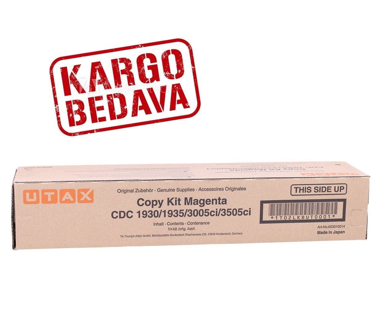 Triumph Adler CDC-1930M Orjinal Kırmızı Toner