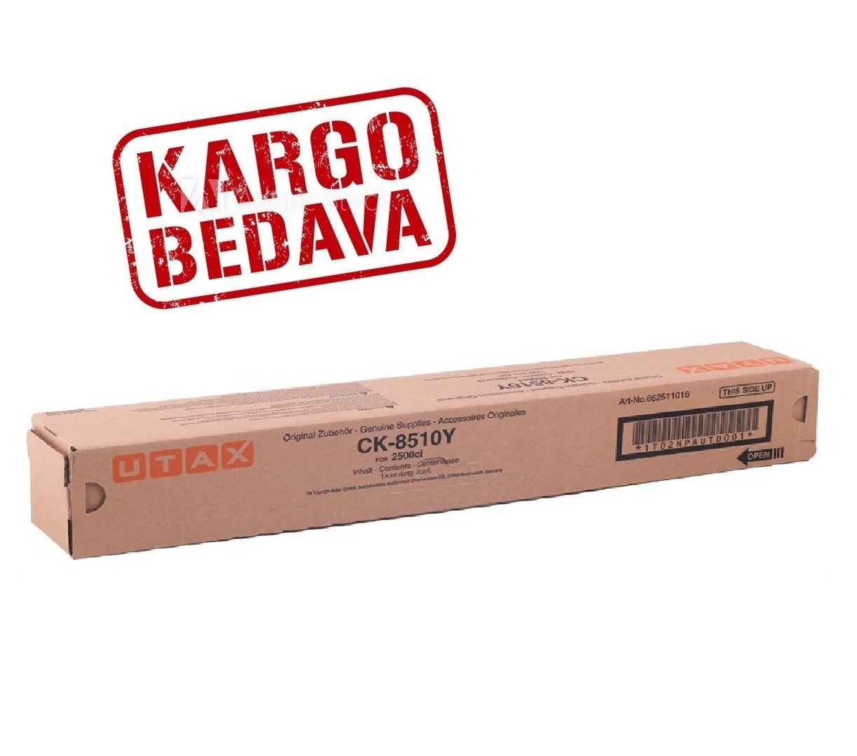 Triumph Adler CK-8510Y Orjinal Sarı Fotokopi Toneri 662511016