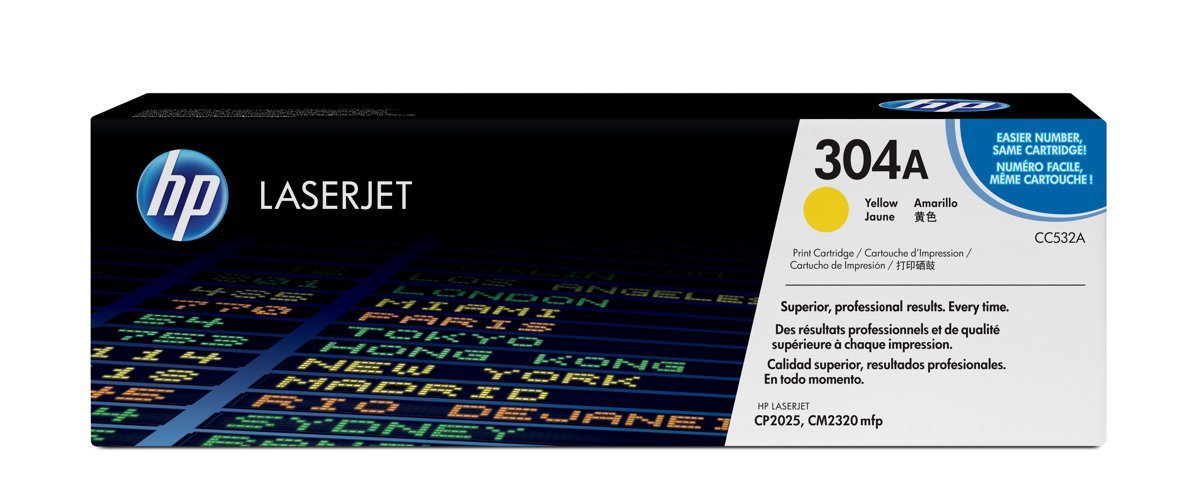 Hp Color Laserjet CP2020 Orjinal Sarı Toneri CC532A