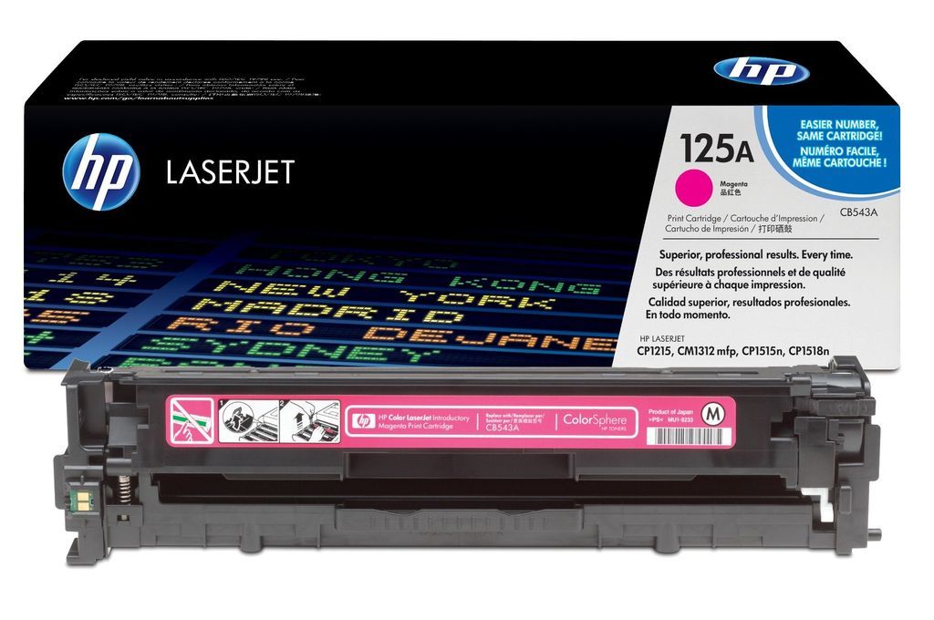 Hp 125A CB543A Orjinal Kırmızı Toner