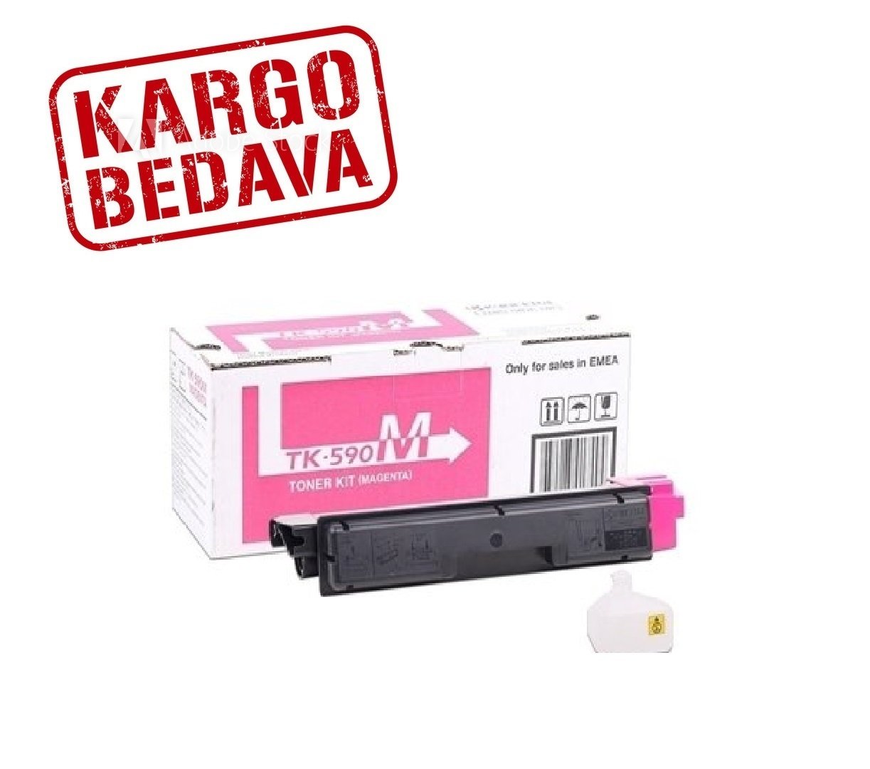 Kyocera Mita FS-C2526mfp Orjinal Kırmızı Fotokopi Toneri 1T02KVBNL0