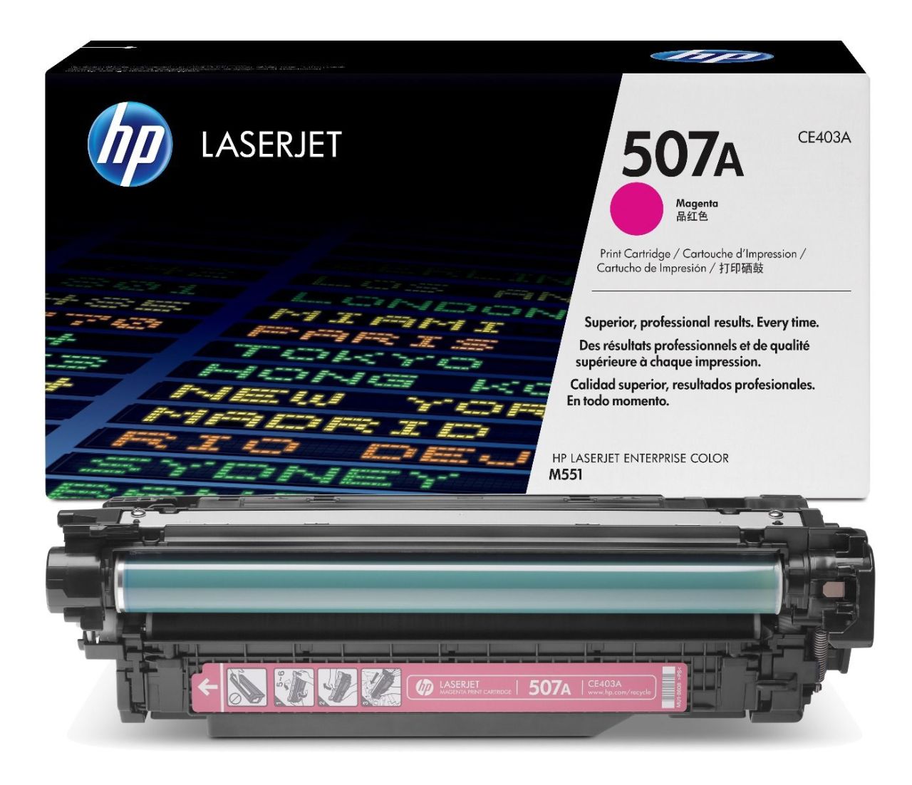 Hp Color Laserjet Pro 500 M570dn Orjinal Kırmızı Toneri CE403A