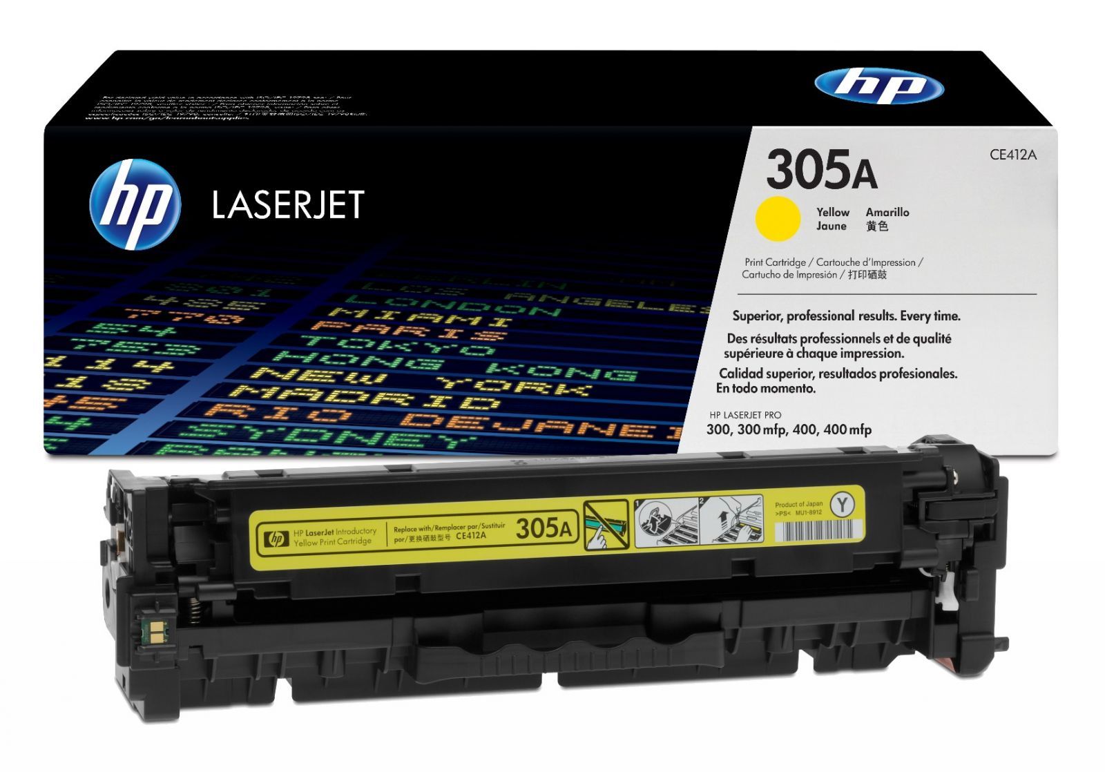 Hp Color Laserjet Pro M452nw Orjinal Sarı Toneri CE412A