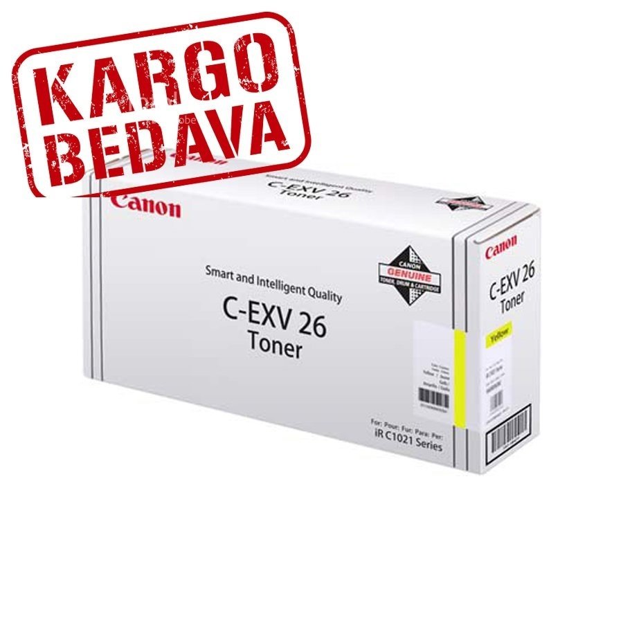 Canon İmage Runner IR-C1021if Orjinal Sarı Fotokopi Toneri 1657B006     -  C-EXV 26