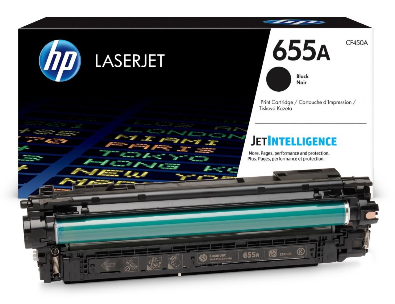 Hp 655A-CF450A Orjinal  Siyah Toner