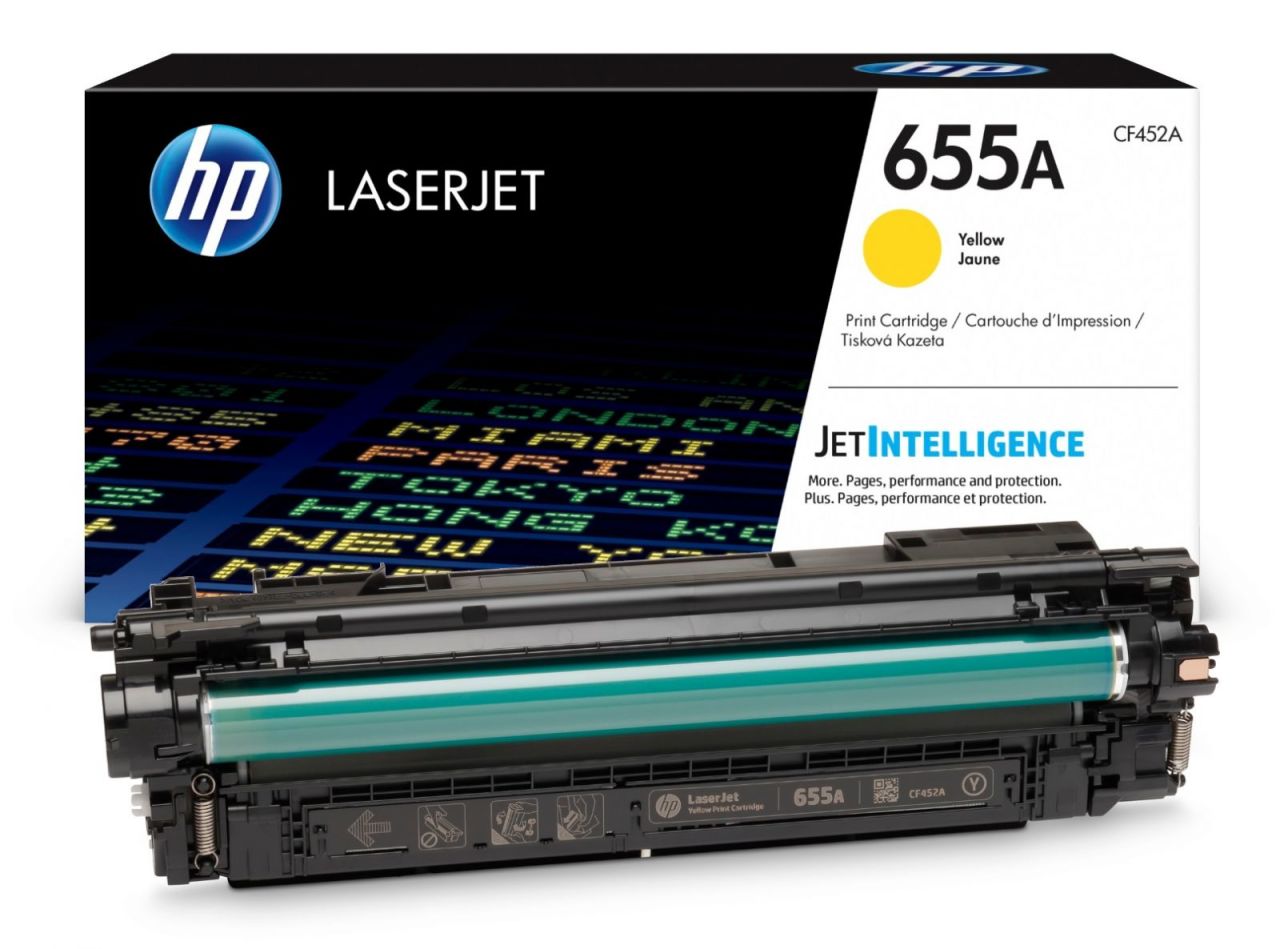 Hp 655A-CF452A Orjinal  Sarı Toner
