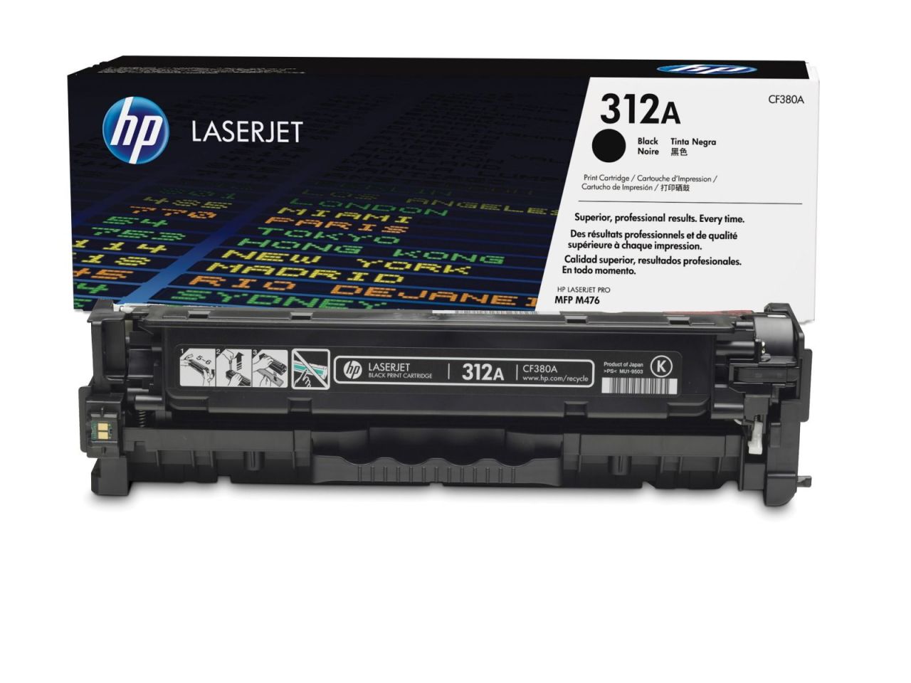Hp 312A-CF380A Orjinal Siyah Toner