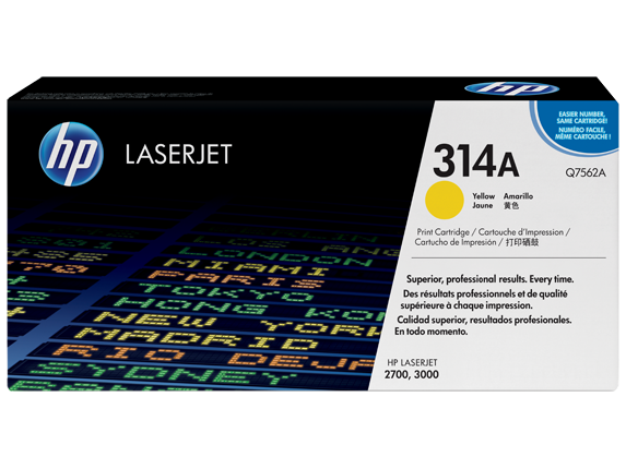 Hp 314A-Q7562A Orjinal Sarı Toner