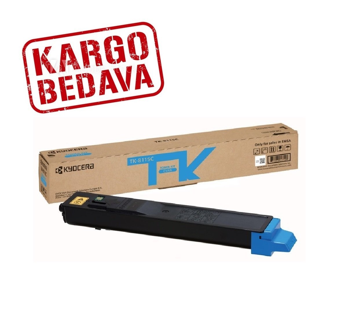 Kyocera Mita TK-8115 Orjinal Mavi Fotokopi Toneri
