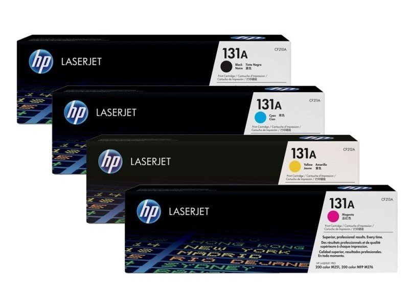 Hp 131A Orjinal Siyah-Kırmızı-Sarı-Mavi Toner Avantaj Paketi