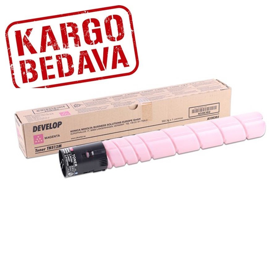 Develop TN-512 Orjinal Kırmızı Fotokopi Toneri A33K3D0