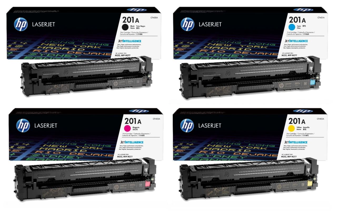 Hp 201A Orjinal Siyah-Kırmızı-Sarı-Mavi Toner Avantaj Paketi