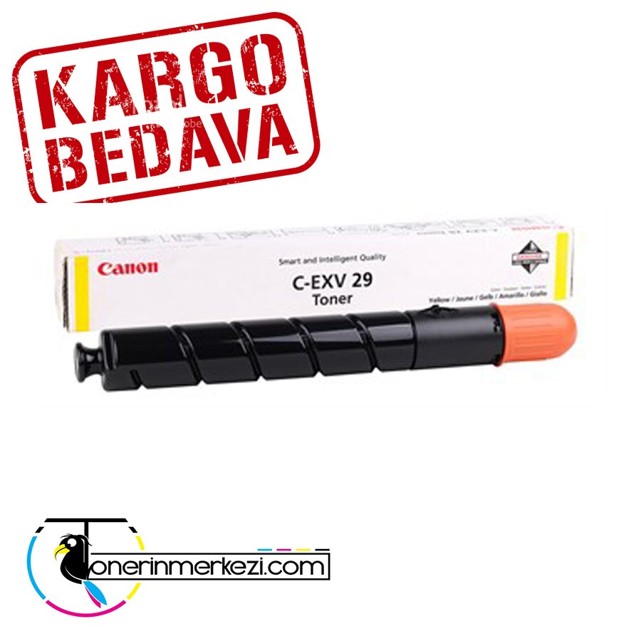 Canon İmage Runner IR-C5035i Orjinal Sarı Fotokopi Toneri 2802B002  - C-EXV 29
