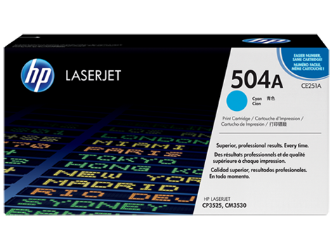 Hp 504A-CE251A Orjinal Mavi Toner