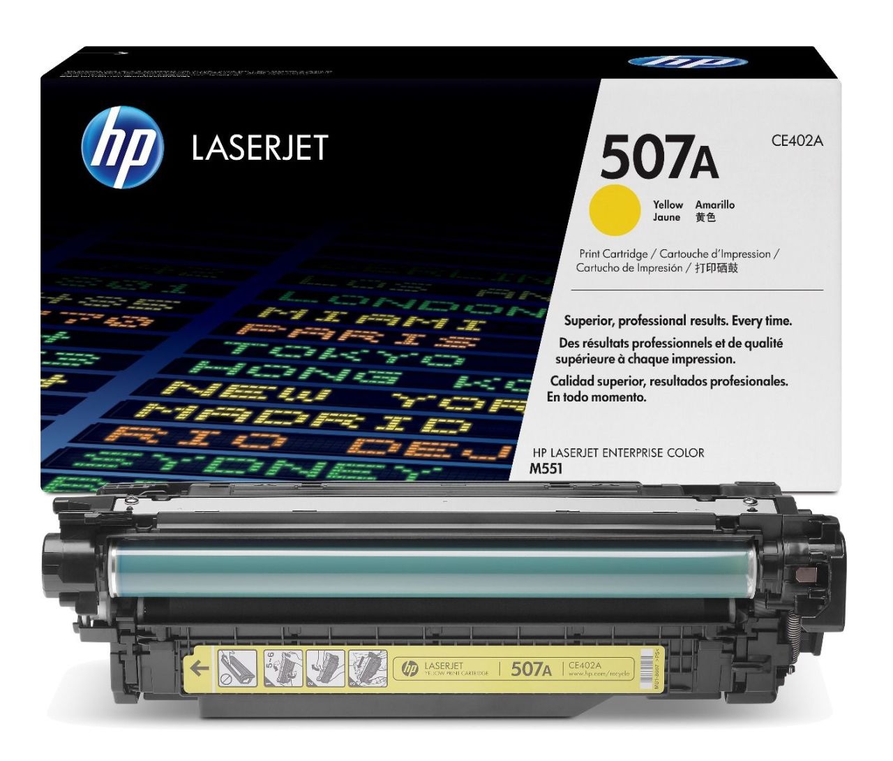 Hp 507A-CE402A Orjinal Sarı Toner