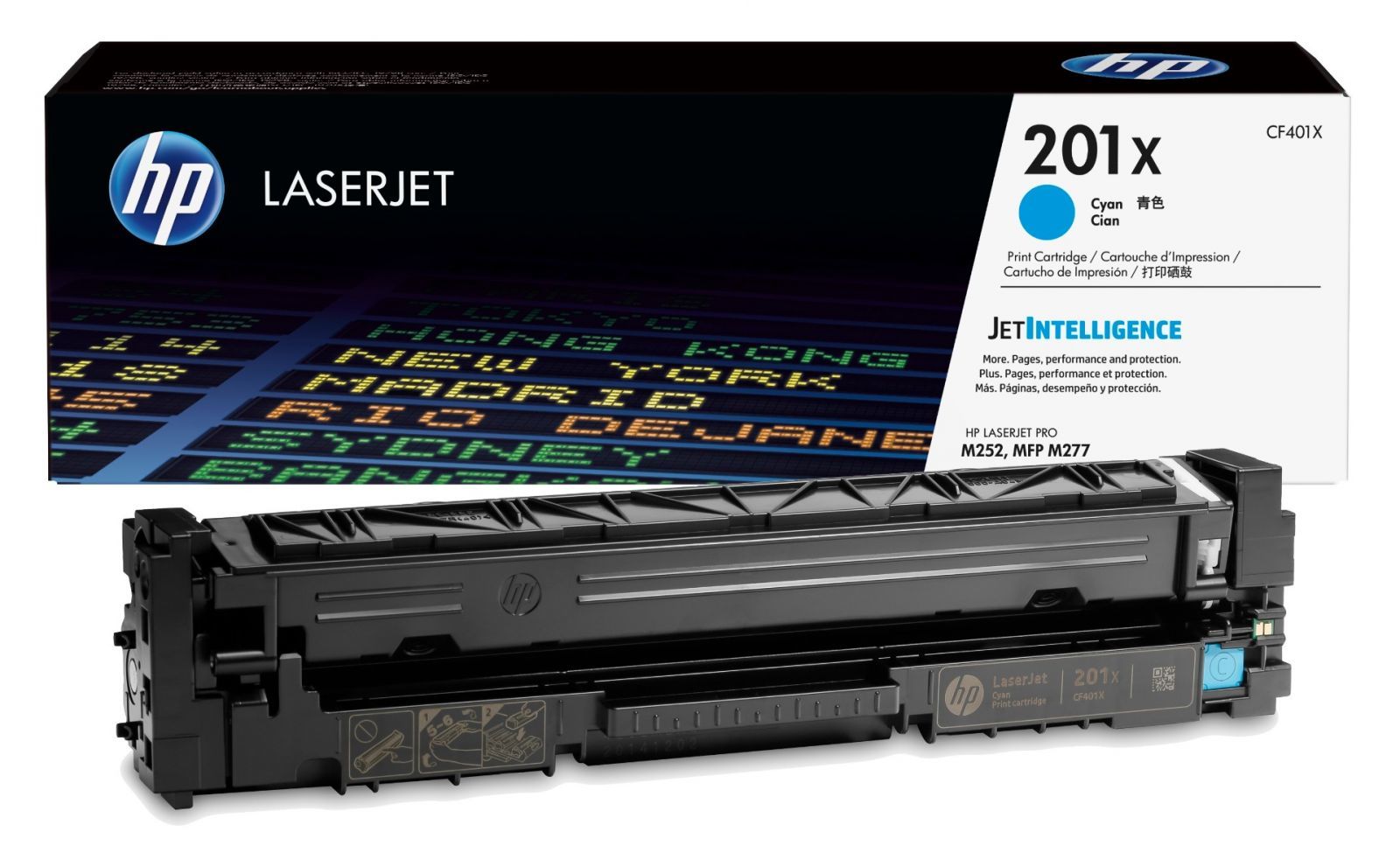 Hp Color Laserjet Pro M277Dw Yüksek Kapasiteli Orjinal Mavi Toner CF401X
