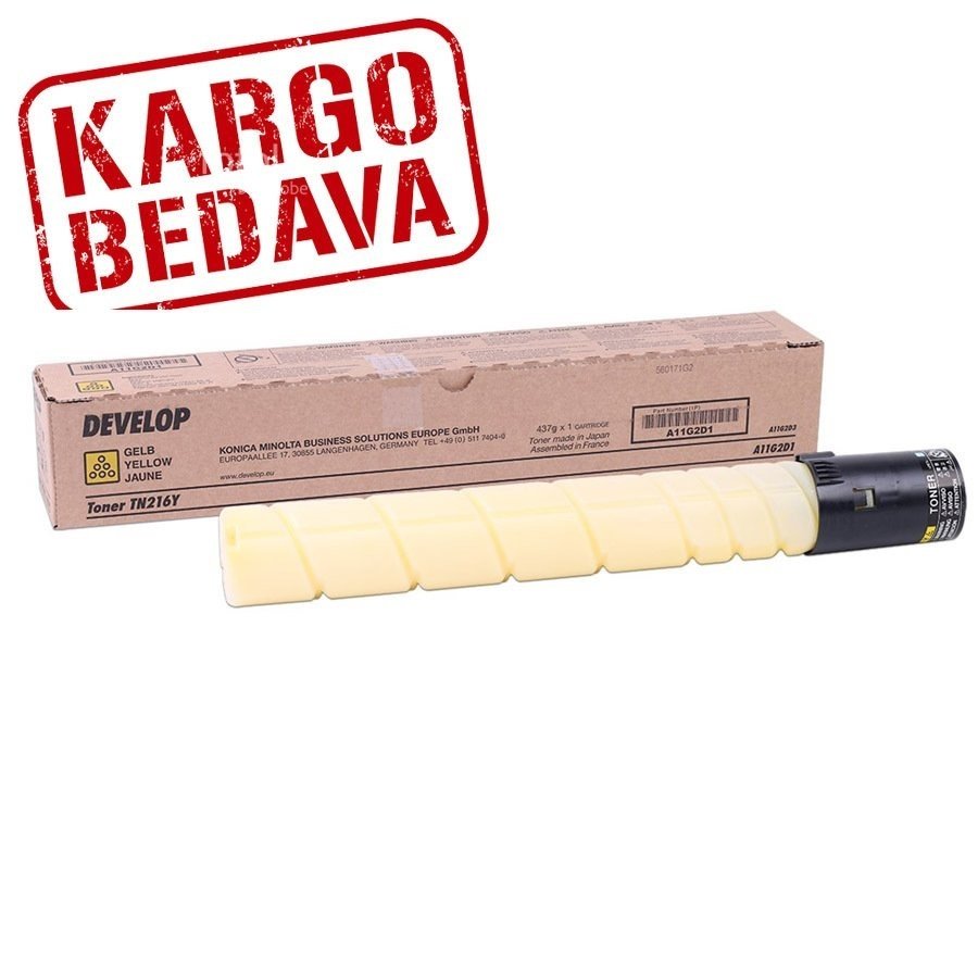 Develop TN-216 Orjinal Sarı Fotokopi Toneri A11G2D1
