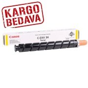 Canon İmage Runner IRC-2020L Orjinal Sarı Fotokopi Toneri 3785B002   -  C-EXV 34