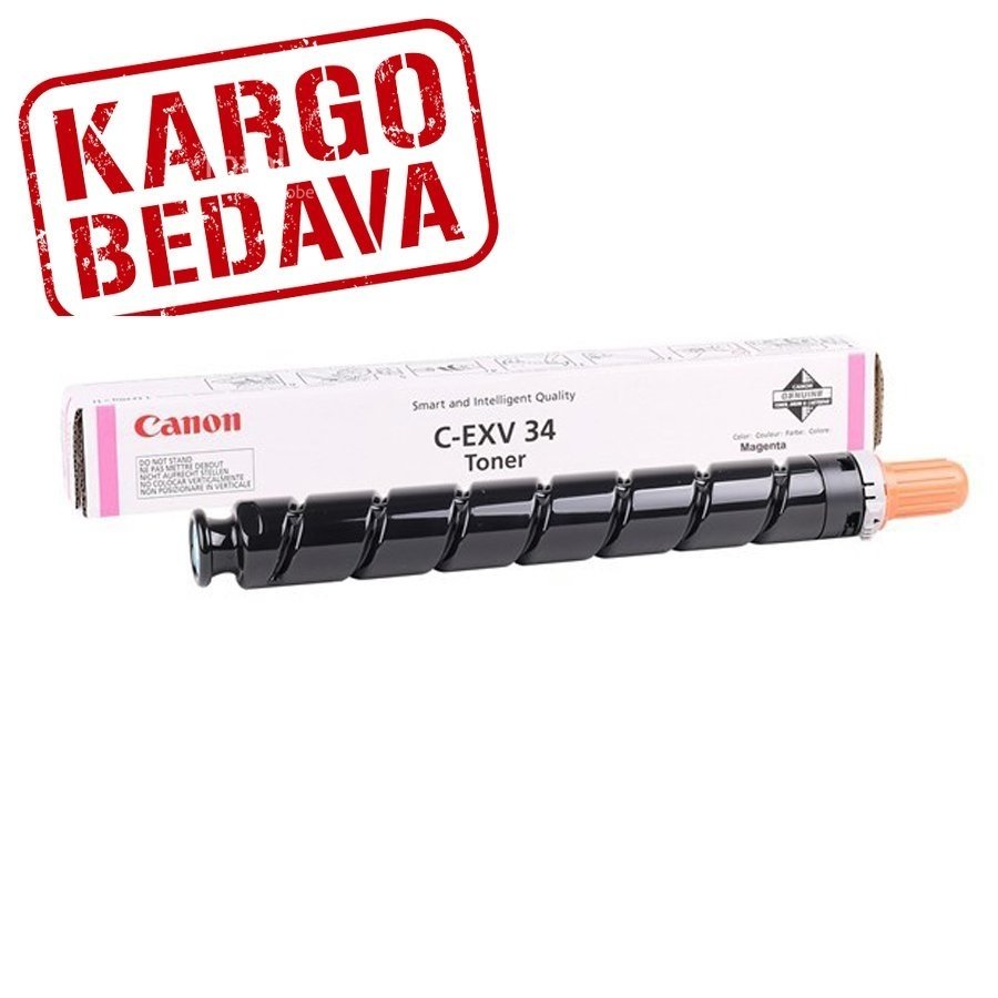 Canon C-EXV 34 Orjinal Kırmızı Fotokopi Toneri 3784B002