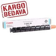 Canon İmage Runner IR-C2025İ Orjinal Mavi Fotokopi Toneri 3783B002   -  C-EXV 34