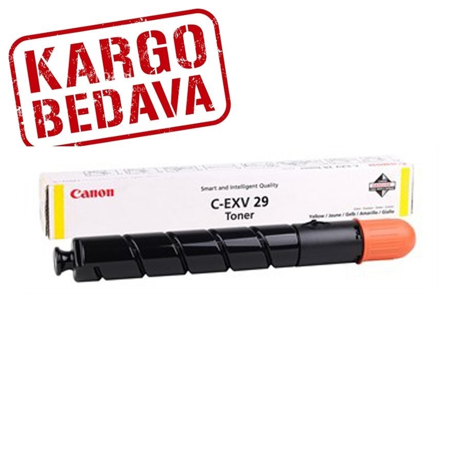 Canon C-EXV 29 Orjinal Sarı Fotokopi Toneri 2802B002