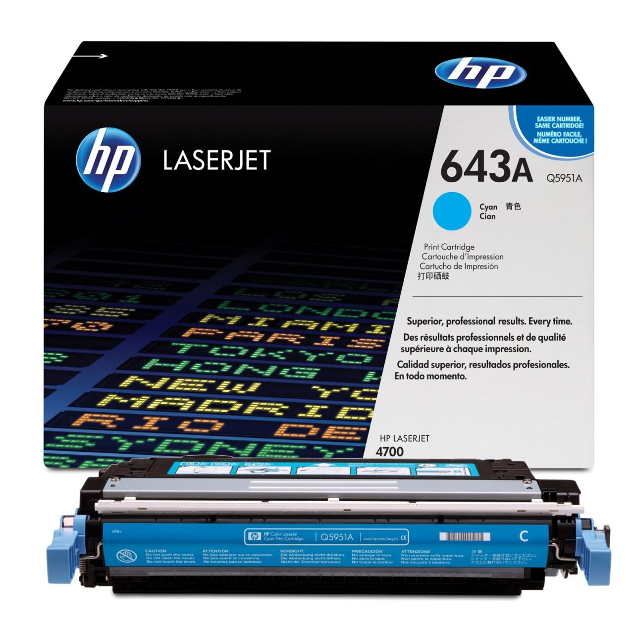 Hp 643A-Q5951A Orjinal Mavi Toner