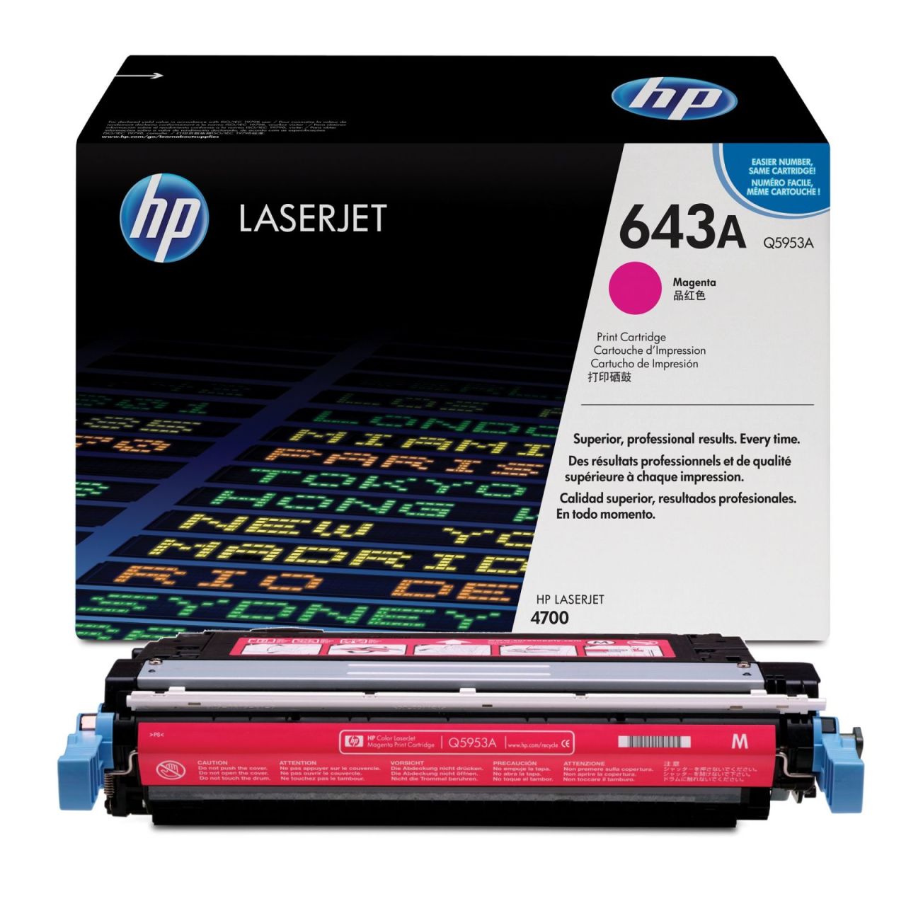 Hp 643A-Q5953A Orjinal Kırmızı Toner
