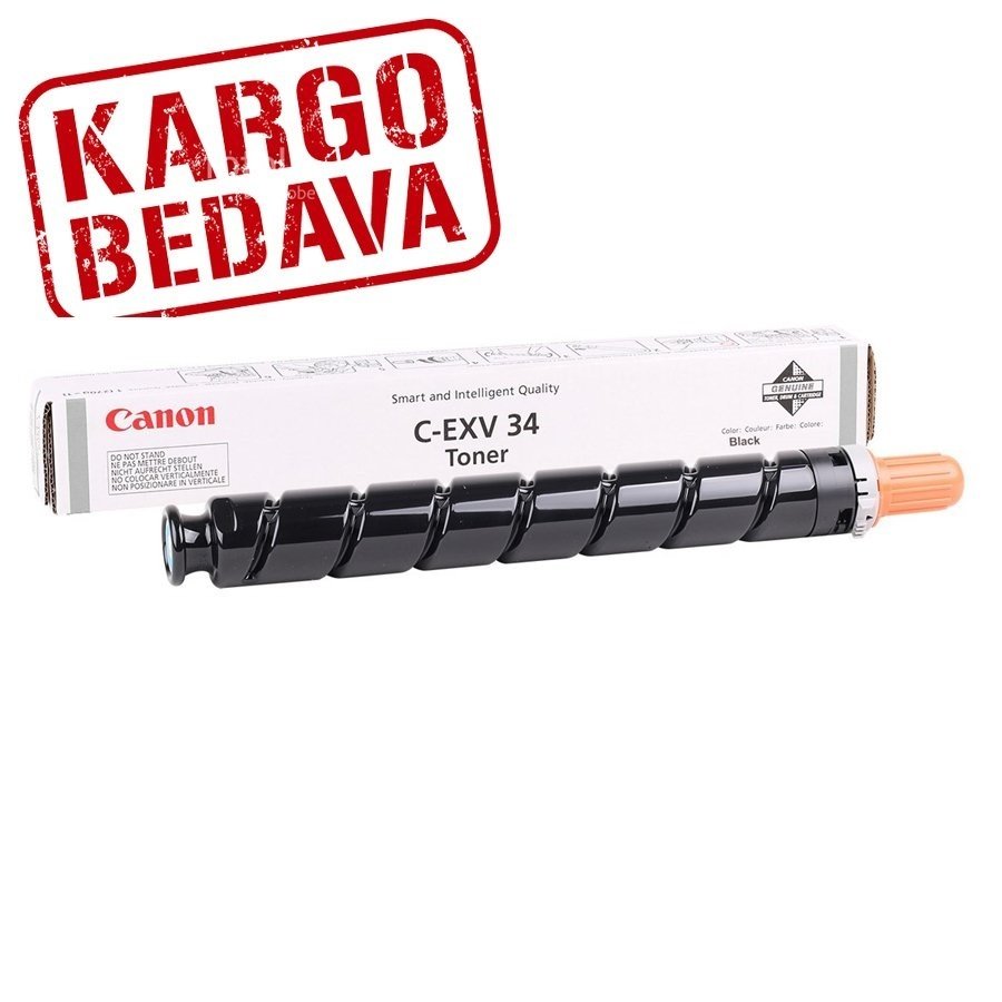 Canon İmage Runner IR-C2230İ Orjinal Siyah Fotokopi Toneri 3782B002   -  C-EXV 34