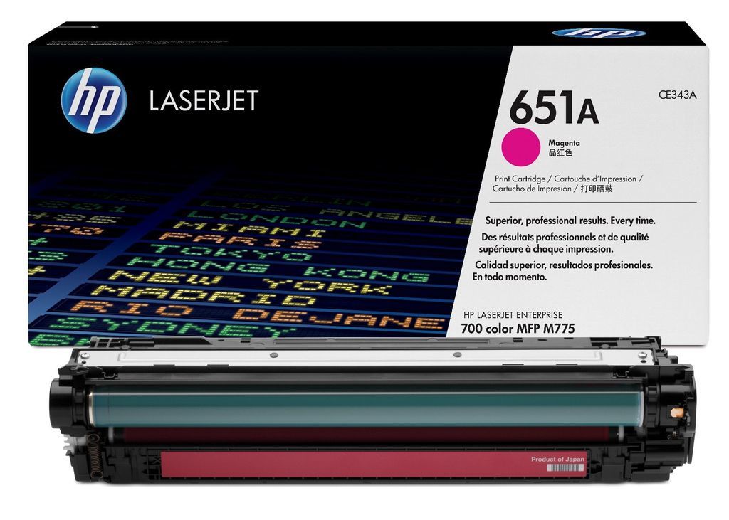 Hp 651A-CE343A Orjinal Kırmızı Toner