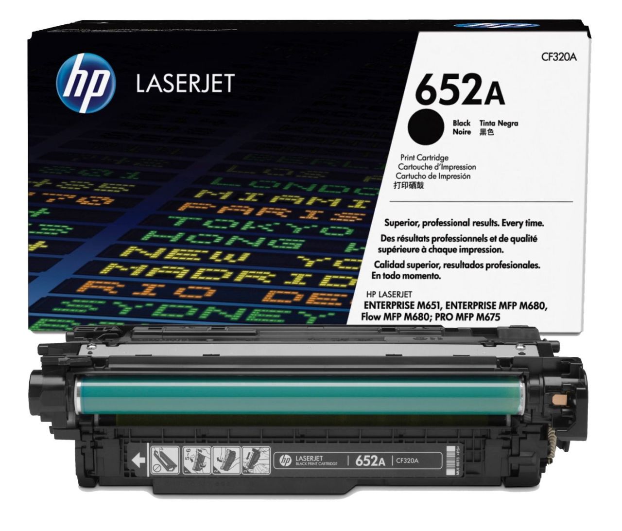 Hp 652A-CF320A Orjinal Siyah Toner