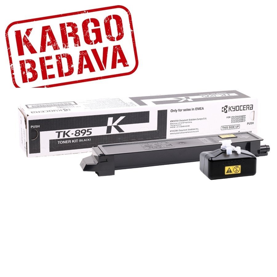 Kyocera Mita TK-895K Orjinal Siyah Fotokopi Toneri 1T02K00NL0