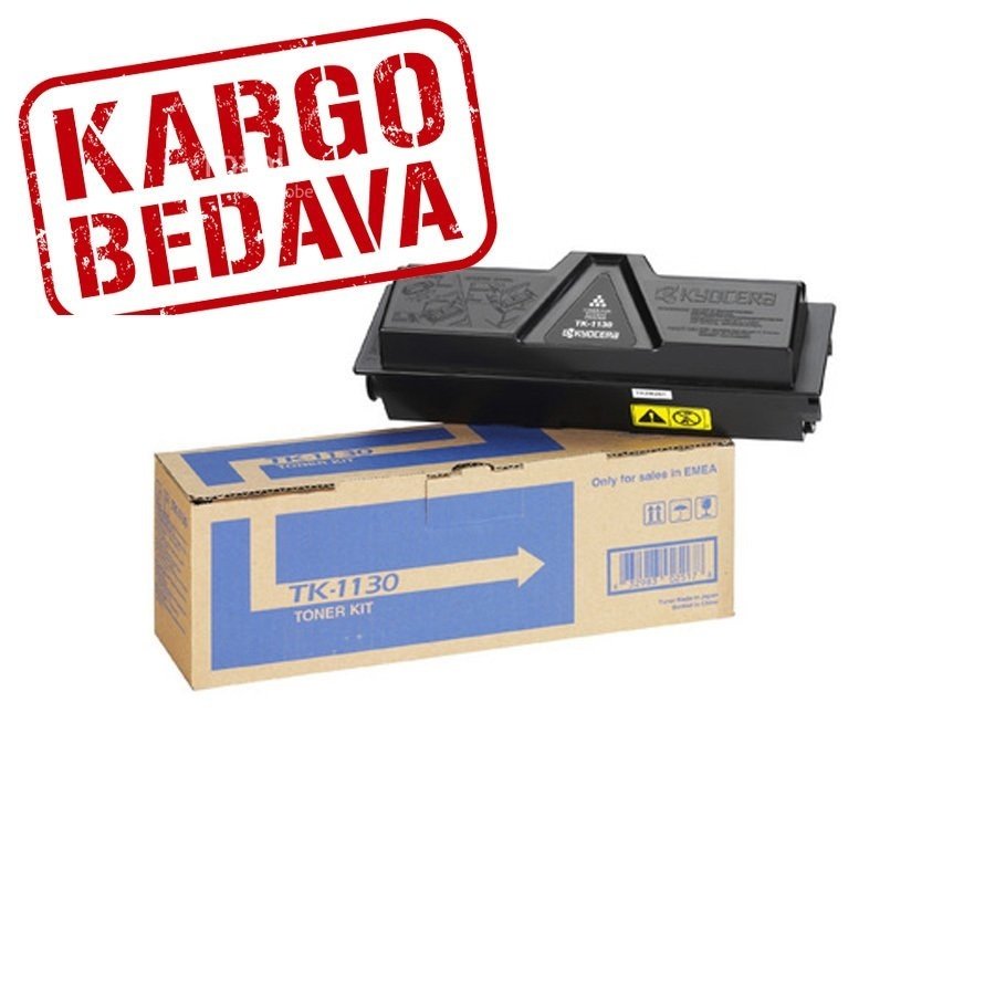 Kyocera Mita TK-1130 Orjinal Siyah Fotokopi Toneri