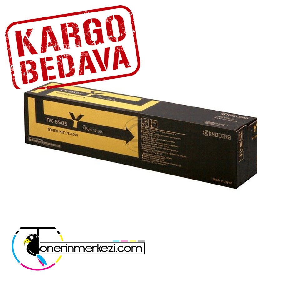 Kyocera Mita TK-8505Y Orjinal Sarı Fotokopi Toneri