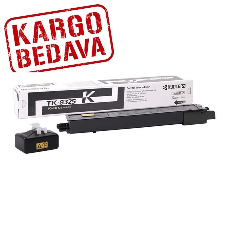 Kyocera Mita TK-8325K Orjinal Siyah Fotokopi Toneri 1T02NP0NL0