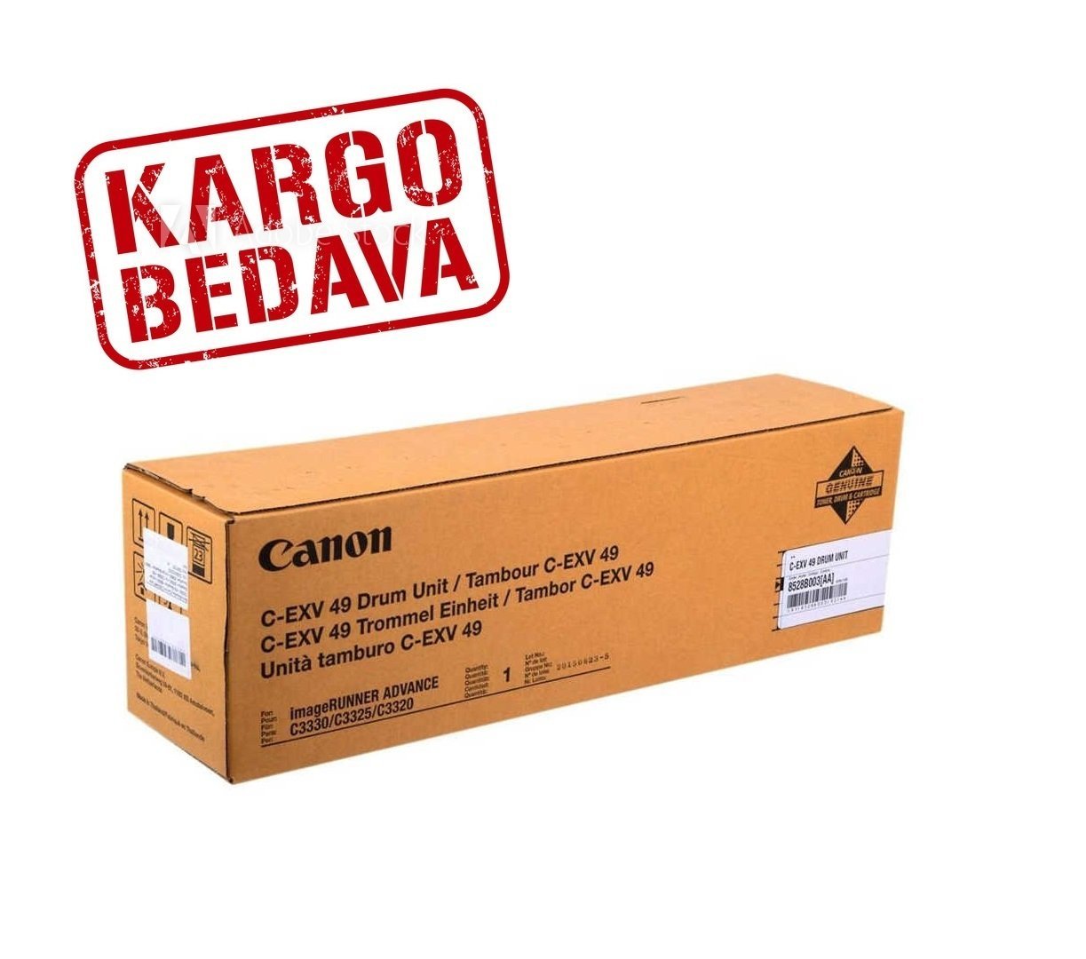 Canon İmage Runner R-C3530i Orjinal Fotokopi Drum Ünitesi 8528B003   - C-EXV 49