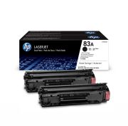 Hp 83A-CF283AD Orjinal Siyah Toner İkili Paket