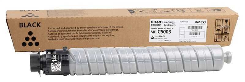Ricoh Aficio MP-C6003 Orjinal Siyah Fotokopi Toneri 841853