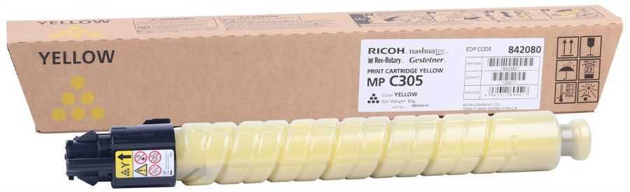 Ricoh Aficio MP-C305 Orjinal Sarı Fotokopi Toneri 841601