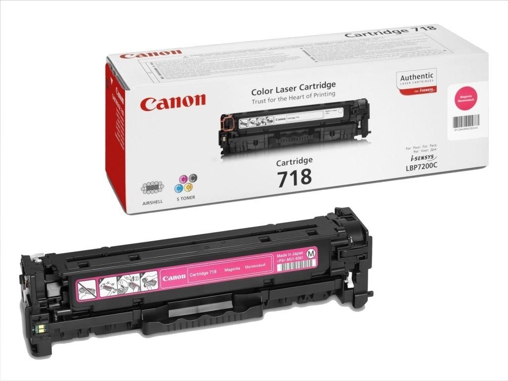 Canon CRG-718 Orjinal Kırmızı Toner