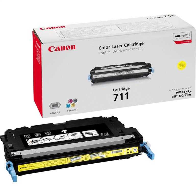 Canon CRG-711 Orjinal Sarı Toner