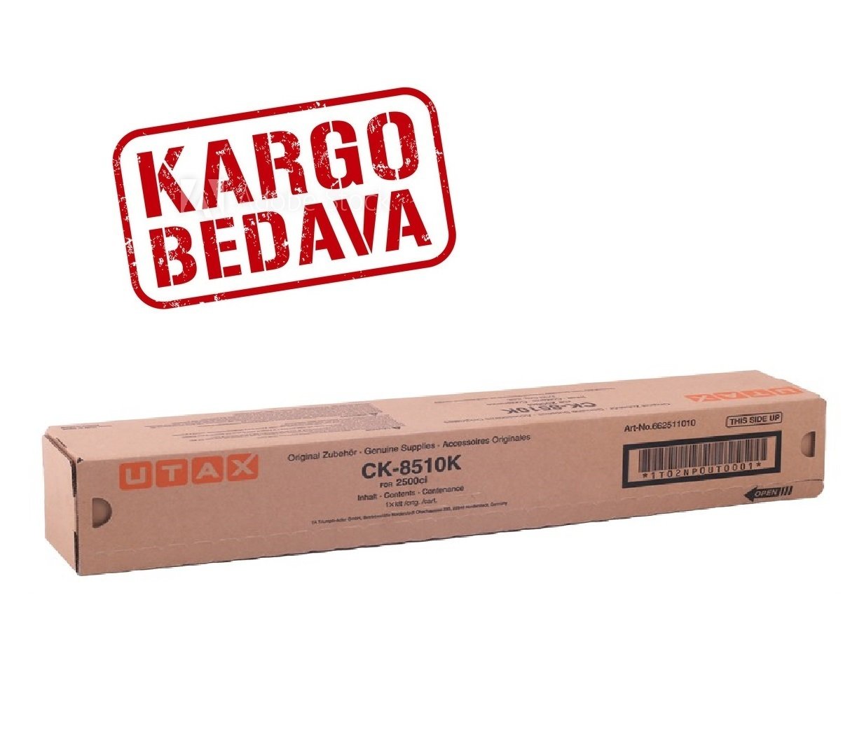 Utax 2500Cİ Orjinal Siyah Fotokopi Toneri 662511010