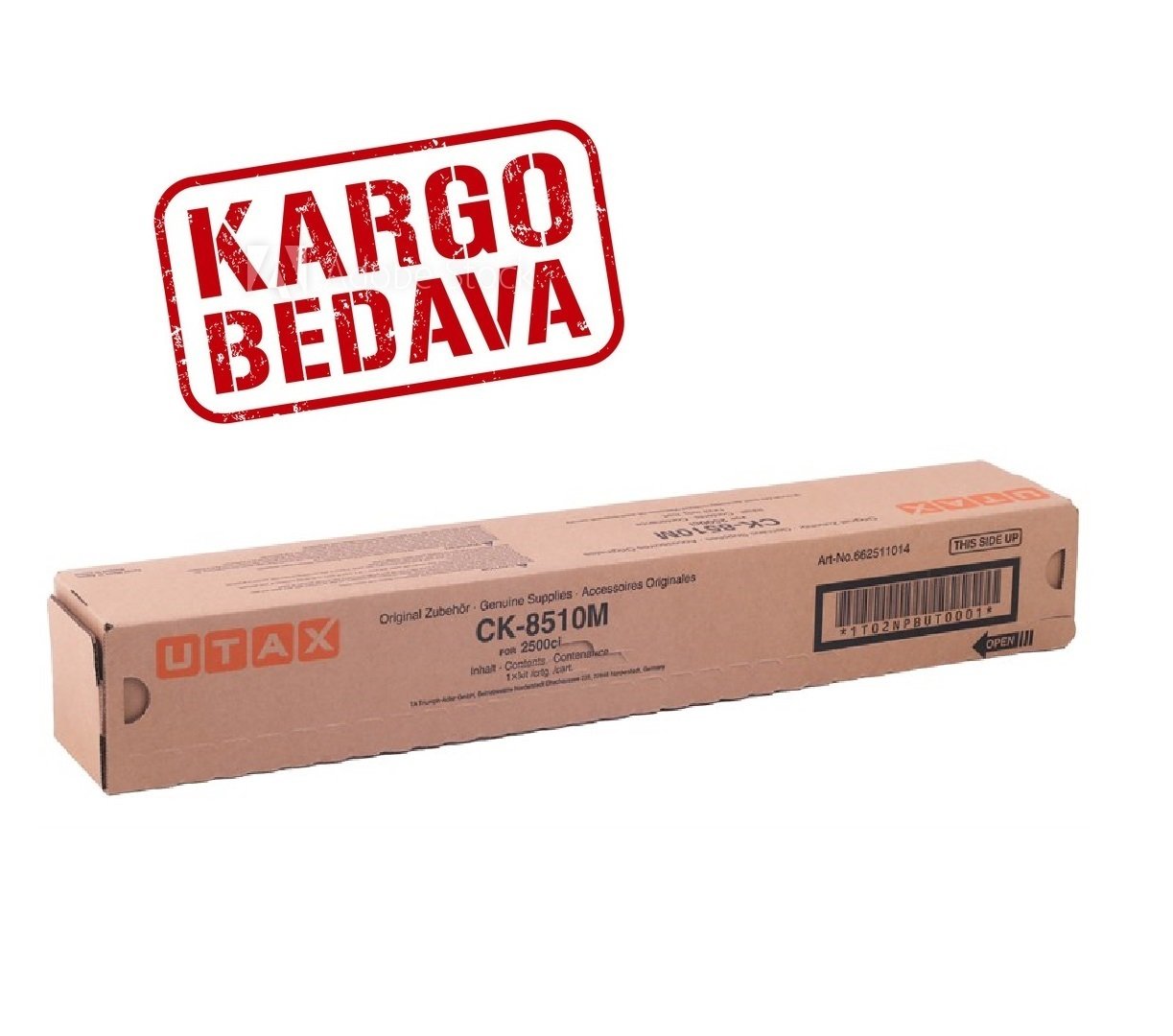 Utax 2500Cİ Orjinal Kırmızı Fotokopi Toneri 662511014
