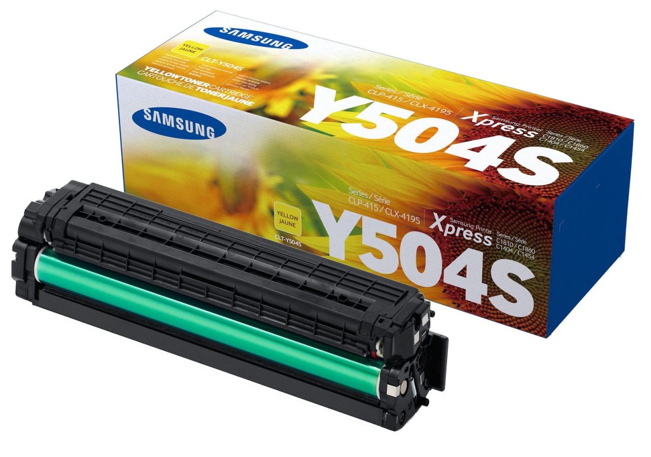 Samsung CLT-Y504S ( CLP-415-CLX-4195 ) Orjinal Sarı Toner
