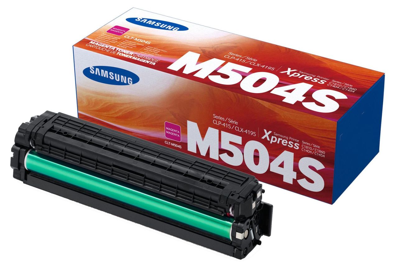 Samsung CLT-M504S ( CLP-415-CLX-4195 ) Orjinal Kırmızı Toner