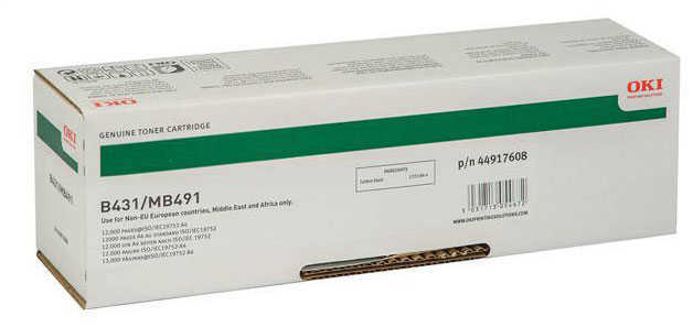 Oki B431 / MB491 Orjinal Siyah Toner 44917608