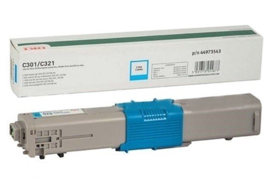 Oki C301 Mavi Orjinal Toner 44973543