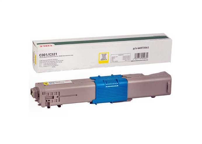 Oki C301 Sarı Orjinal Toner 44973541