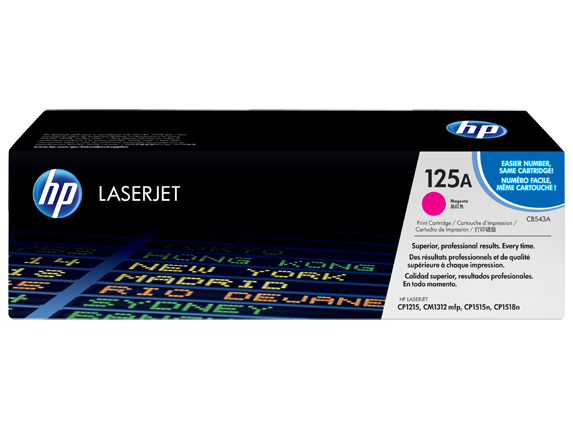 Hp Color Laserjet CP1215 Orjinal Kırmızı Toner CB543A
