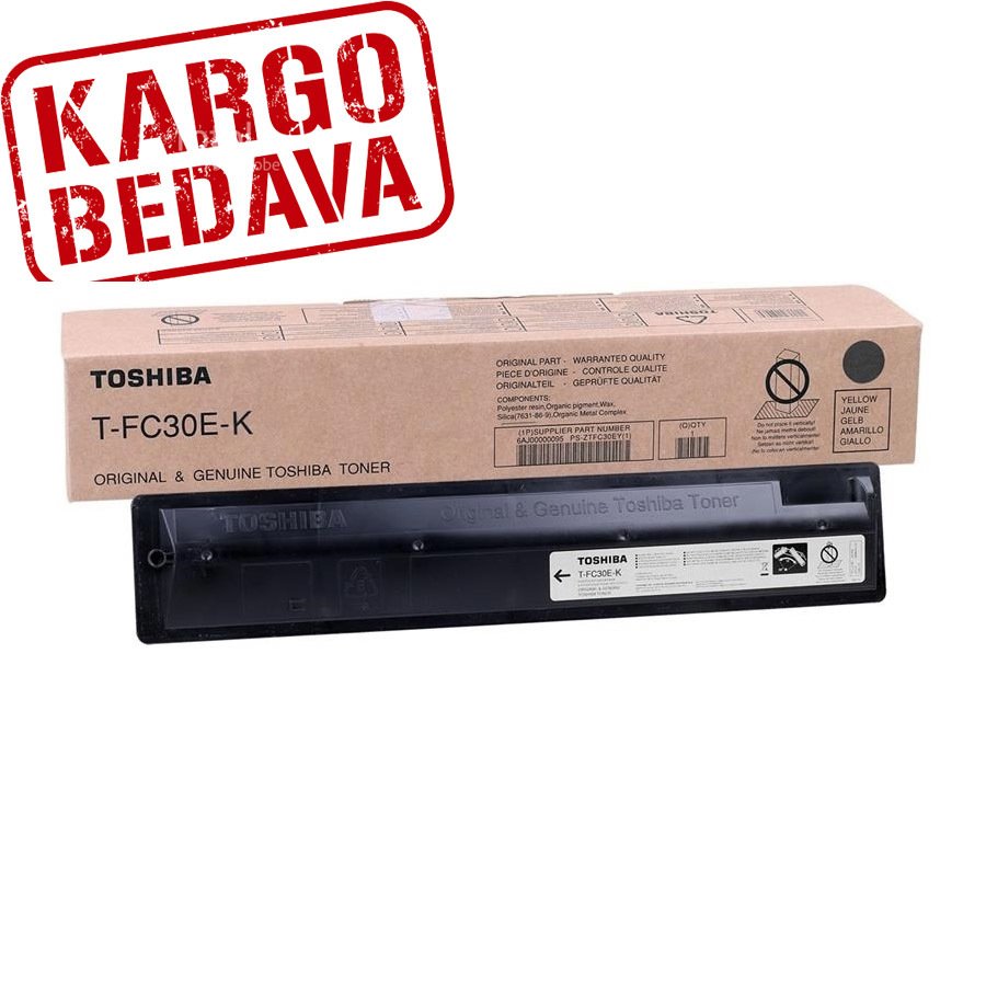 Toshiba T-FC30E-K Orjinal Siyah Fotokopi Toneri
