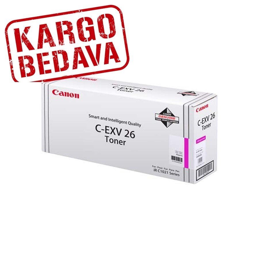 Canon C-EXV 26 Orjinal Kırmızı Fotokopi Toneri 1658B006